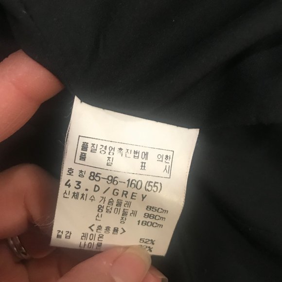 Long midi slim fit coat black shawl collar small - Picture 11 of 13